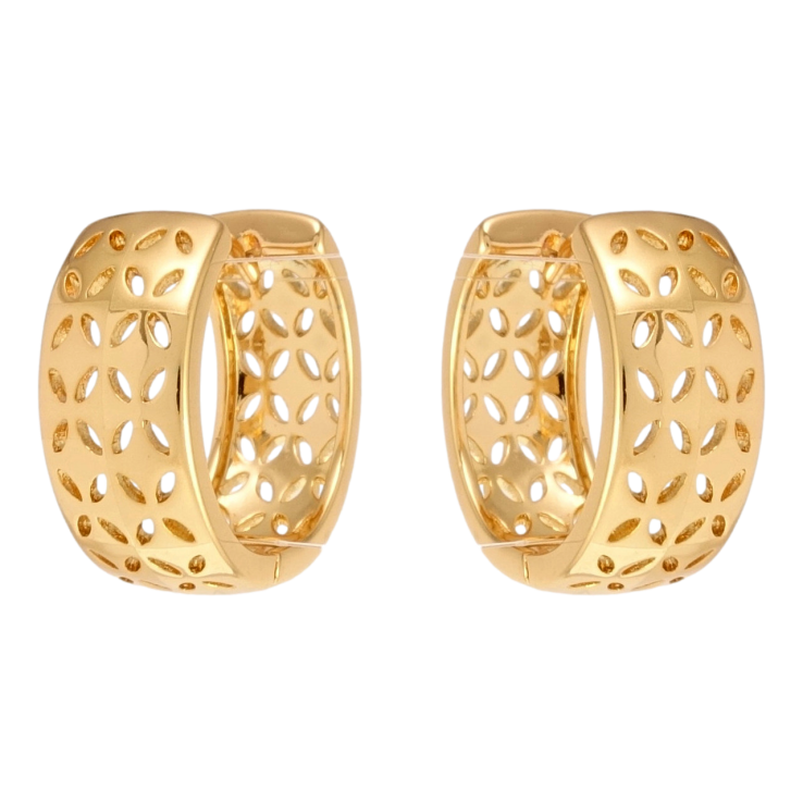 Сережки Xuping Позолота 18K колечка Різний орнамент фото №2