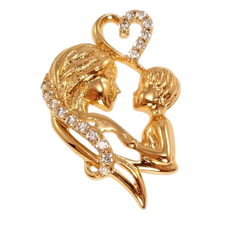 Кулон Xuping Позолота 18K Счастье материнства для цепочки до 2мм фото №1