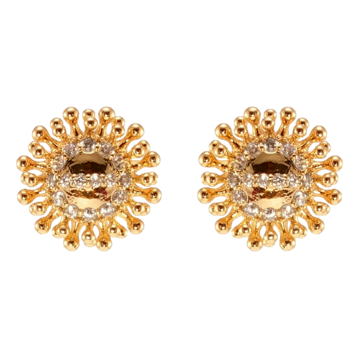 Сережки Xuping QQMM Позолота 18K пусети Квіточки фото №25