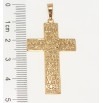 Кулон Xuping Позолота 18K Хрест Чотирьохконечний з розписом для ланцюжка до 7мм фото №2 Кулон Xuping Позолота 18K Хрест Чотирьохконечний з розписом для ланцюжка до 7мм фото №2