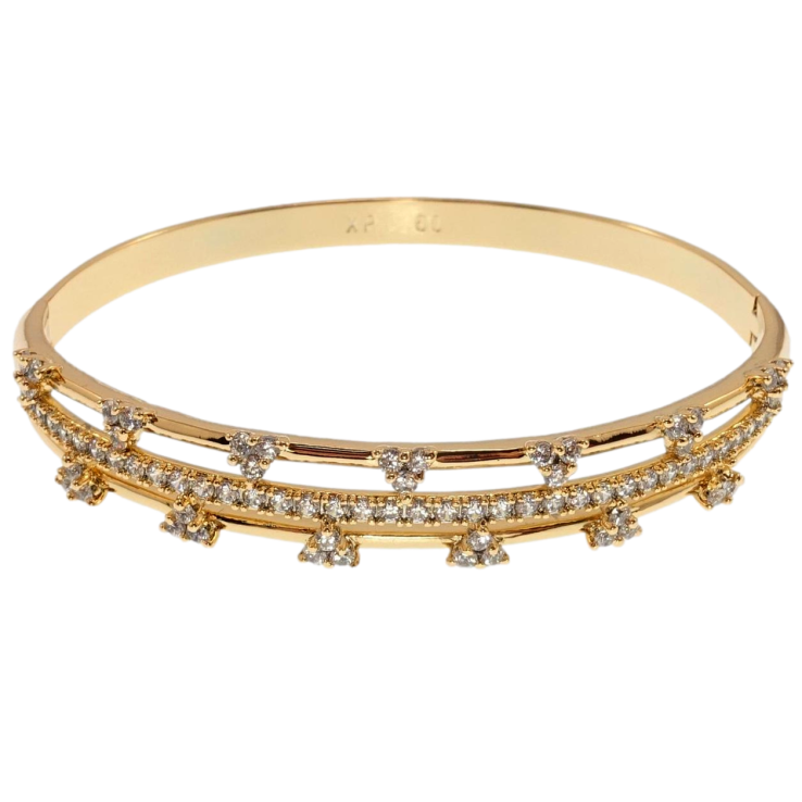 Браслет Xuping Позолота 18K Гармонічність ø 6см фото №5