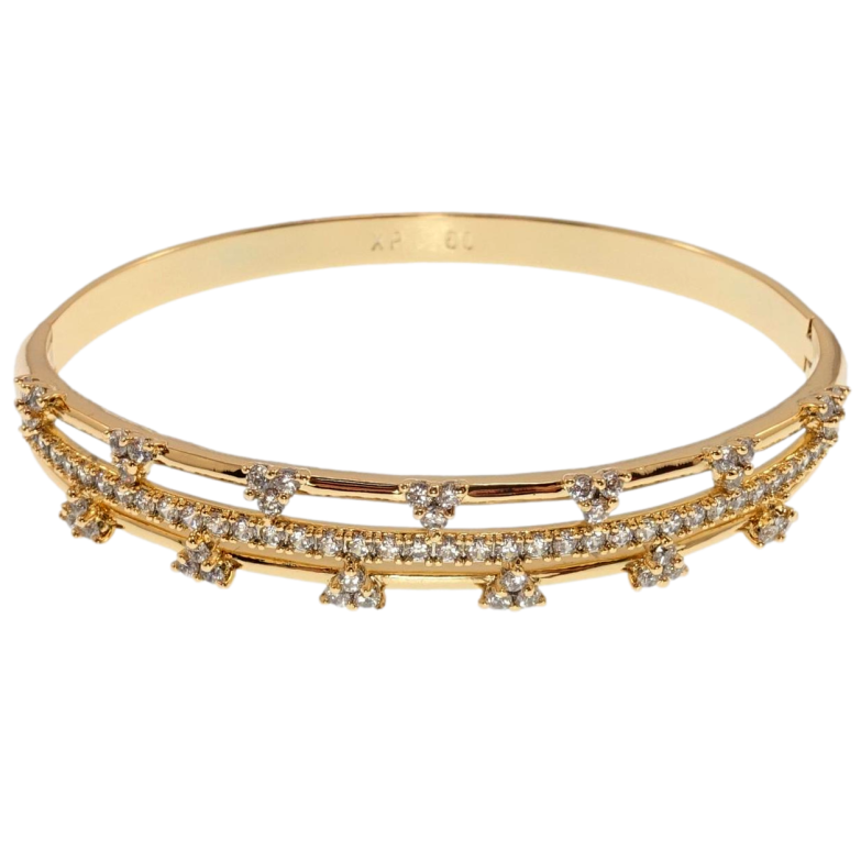 Браслет Xuping Позолота 18K Гармонічність ø 6см фото №1