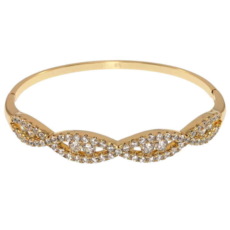 Браслет Xuping Позолота 18K Чарующий блеск ø 6см фото №10