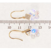 Серьги Xuping цвет 18K с кристаллами Swarovski французский замок Кристальные цветочки Shimmer с ромбами фото №2 Серьги Xuping цвет 18K с кристаллами Swarovski французский замок Кристальные цветочки Shimmer с ромбами фото №2