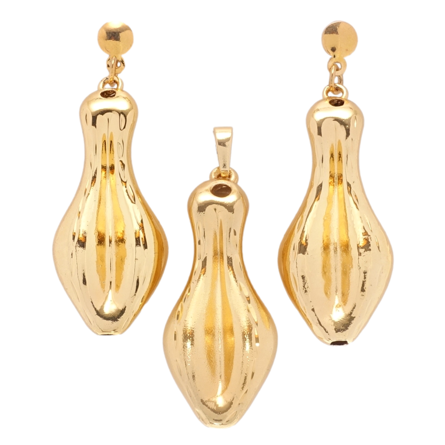 Набор Xuping Позолота 18K Серьги Кулон Фигурные подвески фото №1