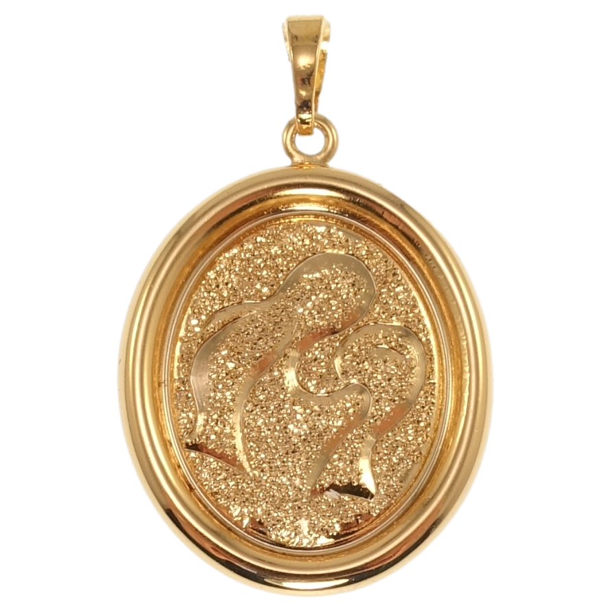 Кулон Xuping Позолота 18K Знак Зодіаку Риби для ланцюжка до 5мм фото №1