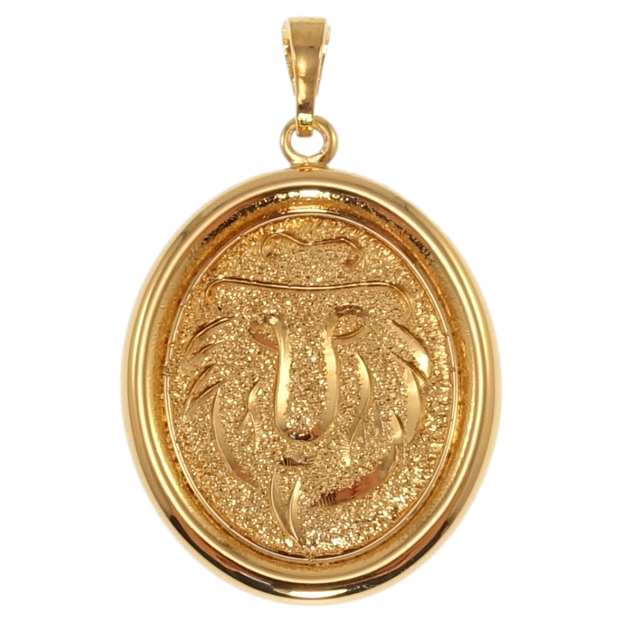 Кулон Xuping Позолота 18K Знак Зодіаку Лев для ланцюжка до 5мм фото №1