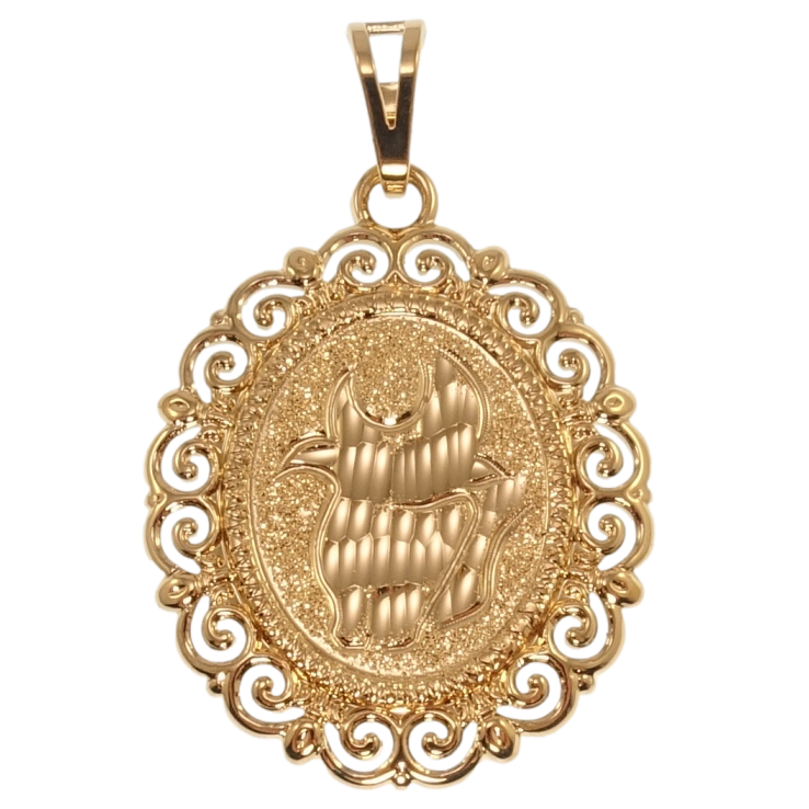 Кулон Xuping Позолота 18K Знак Зодиака Телец для цепочки до 7мм фото №5