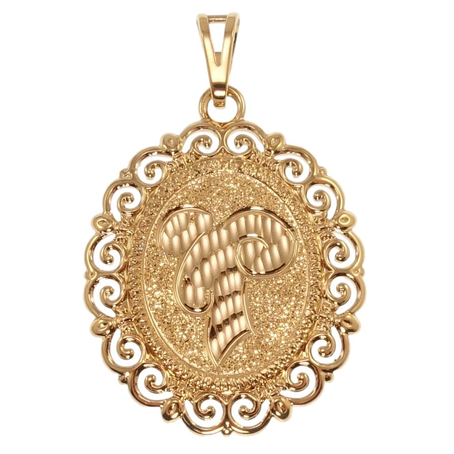 Кулон Xuping Позолота 18K Знак Зодіаку Овен для ланцюжка до 7мм фото №1