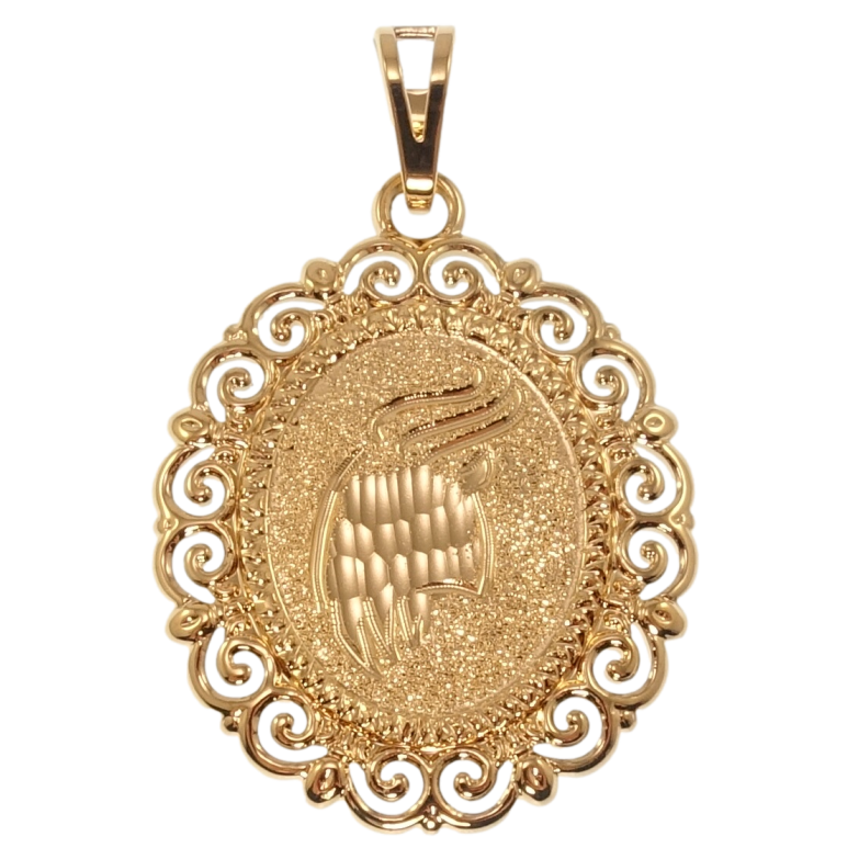 Кулон Xuping Позолота 18K Знак Зодиака Козерог для цепочки до 7мм фото №1