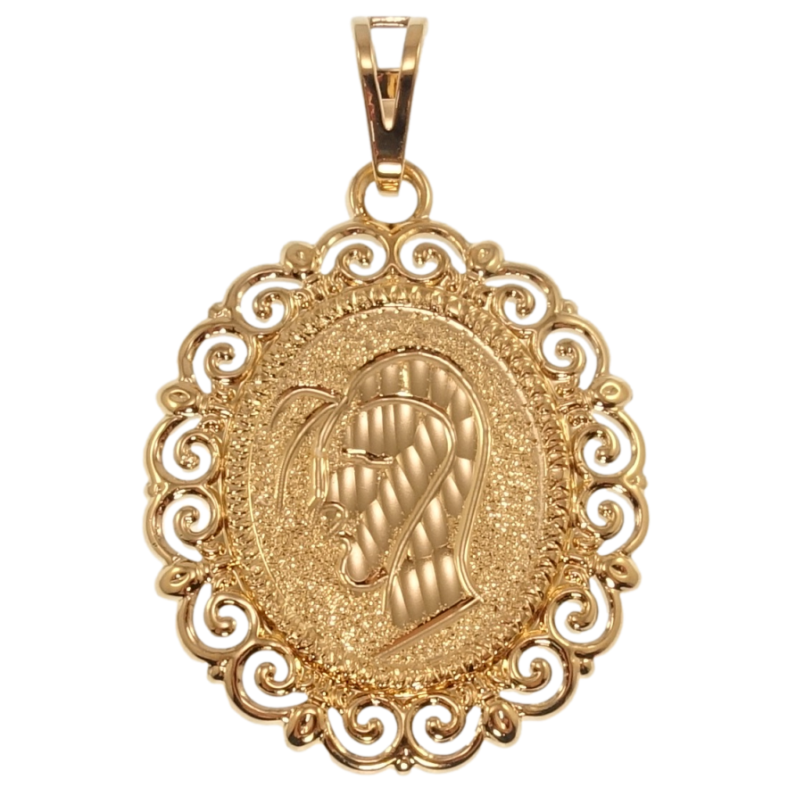 Кулон Xuping Позолота 18K Знак Зодіаку Діва для ланцюжка до 7мм фото №1 Кулон Xuping Позолота 18K Знак Зодіаку Діва для ланцюжка до 7мм фото №1