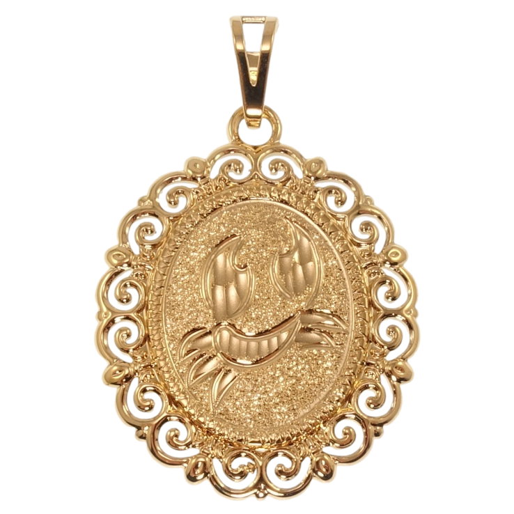 Кулон Xuping Позолота 18K Знак Зодіаку Рак для ланцюжка до 7мм фото №5