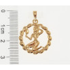 Кулон Xuping Позолота 18K Знак Зодіаку Діва для ланцюжка до 5мм фото №2 Кулон Xuping Позолота 18K Знак Зодіаку Діва для ланцюжка до 5мм фото №2