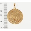 Кулон Xuping Позолота 18K Ладанка Святий Крістофер для ланцюжка до 6мм фото №2