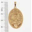Кулон Xuping Позолота 18K Ладанка Иисус Христос для цепочки до 7мм фото №2