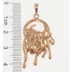 Кулон Xuping Позолота РВ Знак Зодіаку Телець для ланцюжка до 6мм фото №2