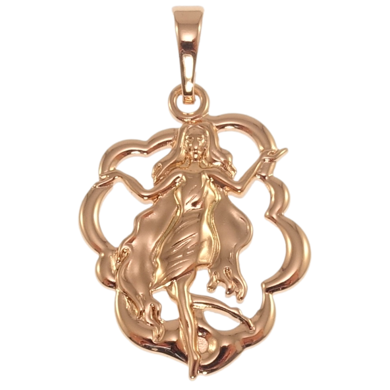 Кулон Xuping Позолота РО Знак Зодиака Дева для цепочки до 6мм фото №1