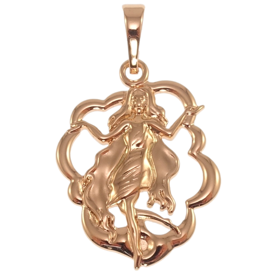 Кулон Xuping Позолота РО Знак Зодиака Дева для цепочки до 6мм фото №1