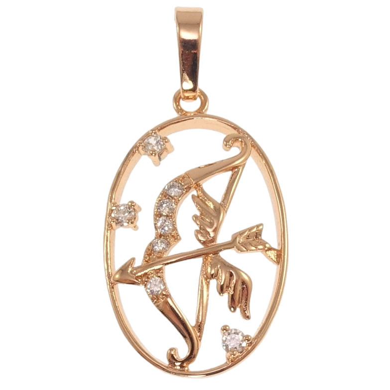 Кулон Xuping Позолота РВ Знак Зодіаку Стрілець для ланцюжка до 6мм фото №1 Кулон Xuping Позолота РВ Знак Зодіаку Стрілець для ланцюжка до 6мм фото №1