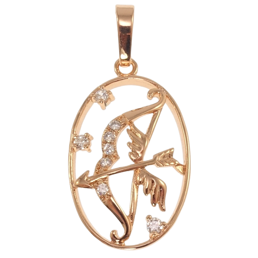 Кулон Xuping Позолота РО Знак Зодиака Стрелец для цепочки до 6мм фото №1 Кулон Xuping Позолота РО Знак Зодиака Стрелец для цепочки до 6мм фото №1