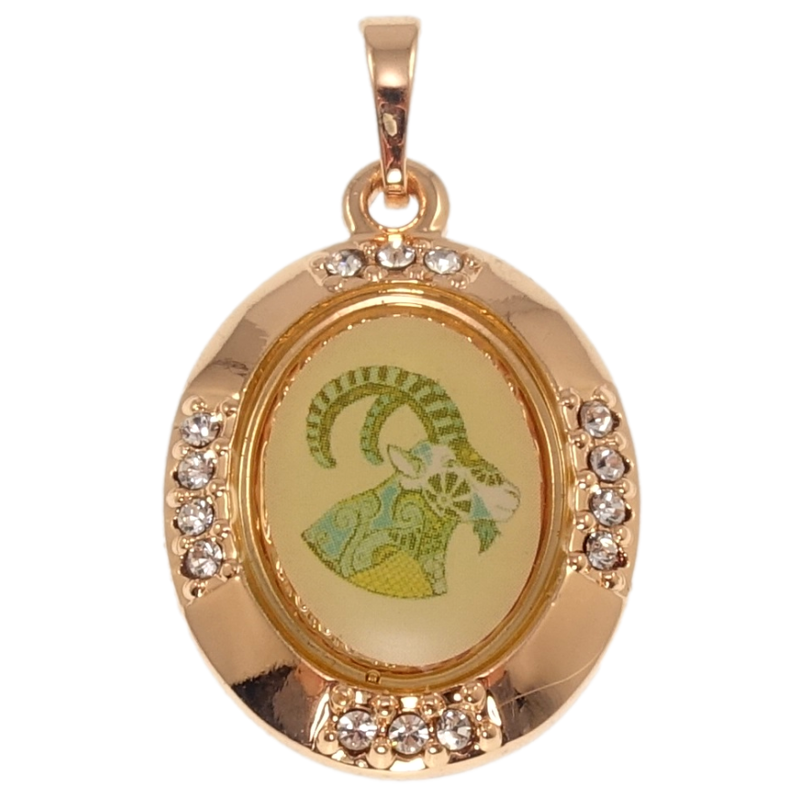 Кулон Xuping Позолота РО Знак Зодиака Козерог для цепочки до 6мм фото №1 Кулон Xuping Позолота РО Знак Зодиака Козерог для цепочки до 6мм фото №1