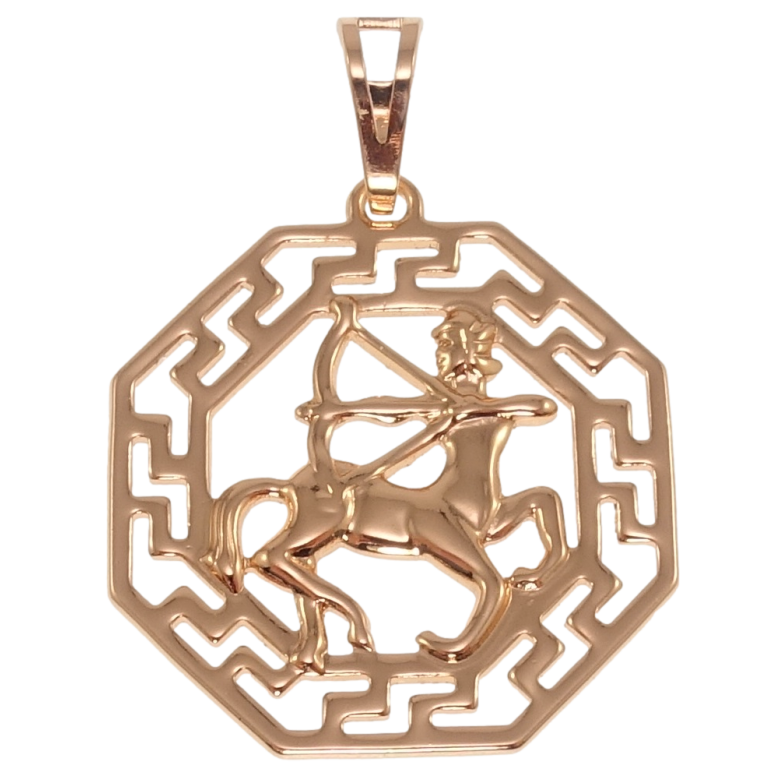 Кулон Xuping Позолота РВ Знак Зодіаку Стрілець для ланцюжка до 7мм фото №1