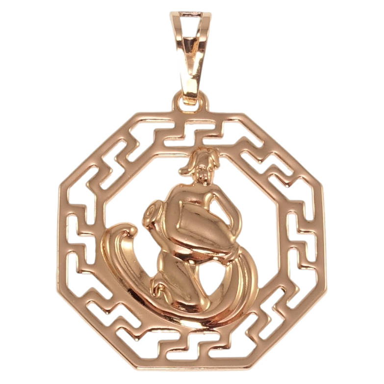 Кулон Xuping Позолота РВ Знак Зодіаку Водолій для ланцюжка до 7мм фото №1