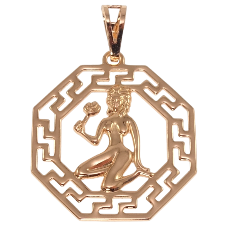 Кулон Xuping Позолота РВ Знак Зодіаку Діва для ланцюжка до 7мм фото №1