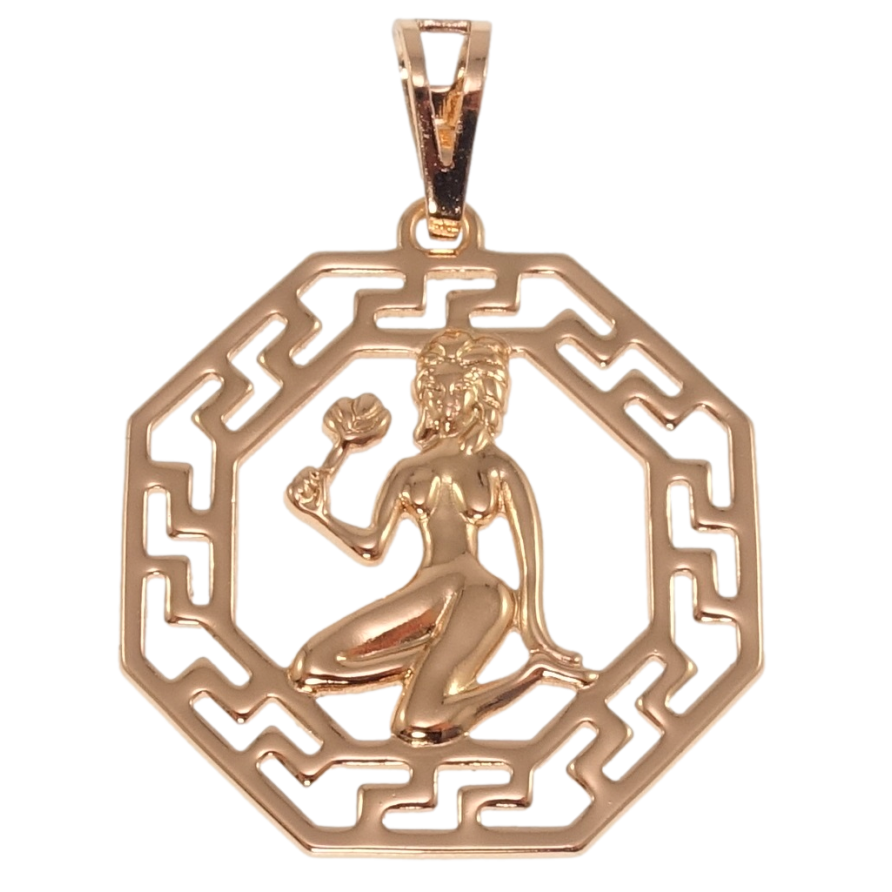 Кулон Xuping Позолота РВ Знак Зодіаку Діва для ланцюжка до 7мм фото №1