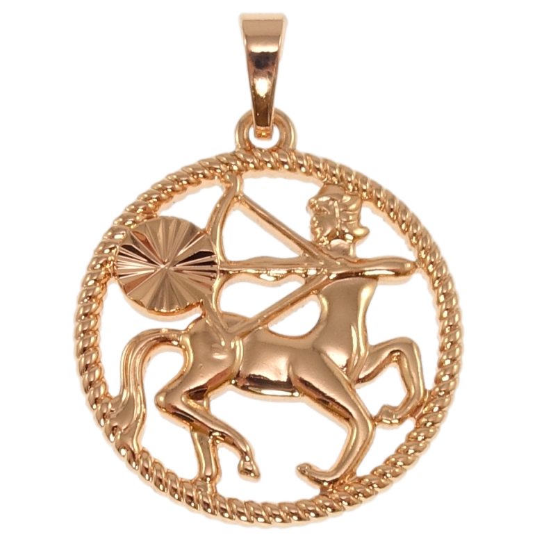 Кулон Xuping Позолота РВ Знак Зодіаку Стрілець для ланцюжка до 5мм фото №1