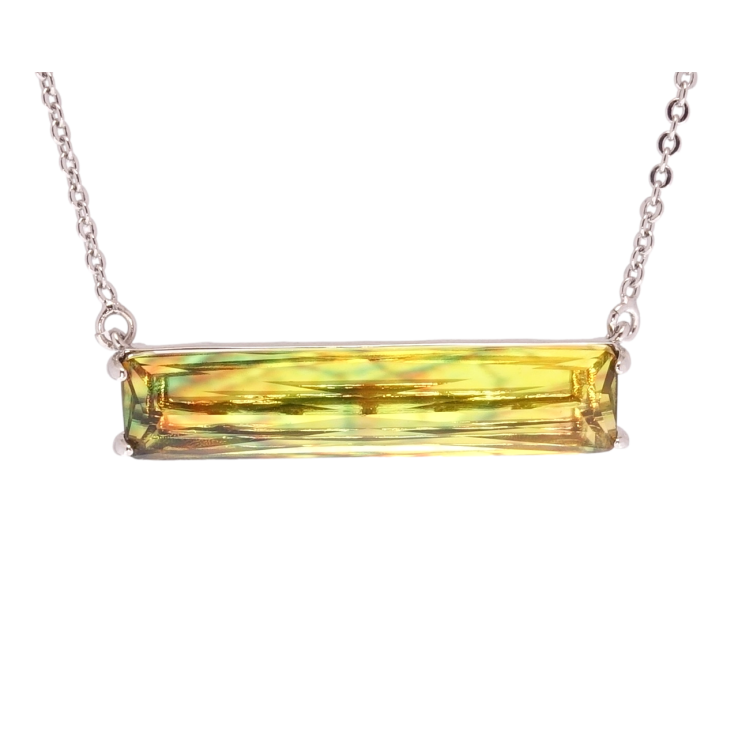 Підвіска на ланцюжку Xuping Родій Кристал хамелеон розмір 47-50см х 1мм фото №20