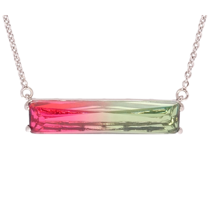 Підвіска на ланцюжку Xuping Родій Двоколірний кристал розмір 47-50см х 1мм фото №22