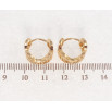 Сережки Xuping Позолота 18K колечка Різний орнамент фото №2 Сережки Xuping Позолота 18K колечка Різний орнамент фото №2