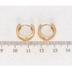 Сережки Xuping Позолота 18K колечка Декоративний ромбовий орнамент фото №2 Сережки Xuping Позолота 18K колечка Декоративний ромбовий орнамент фото №2