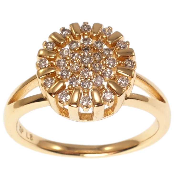 Каблучка Xuping Позолота 18K Іскристість фото №17 Каблучка Xuping Позолота 18K Іскристість фото №17