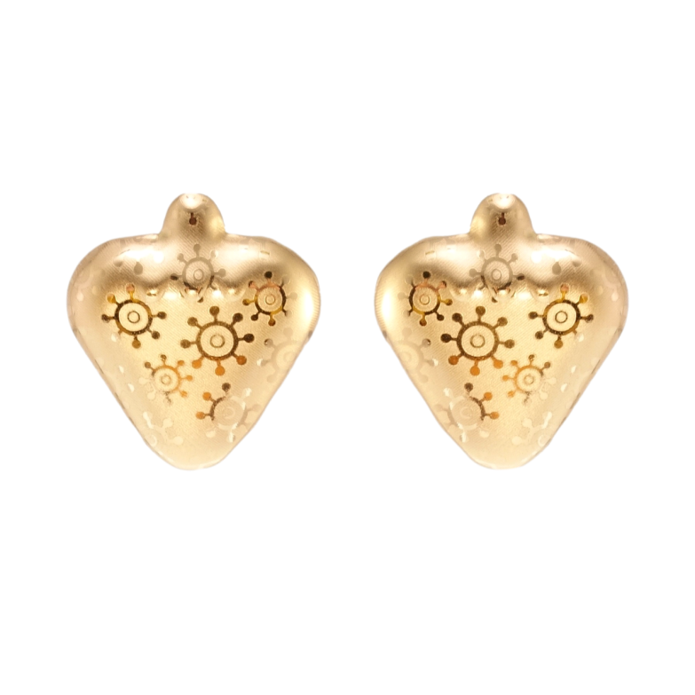 Серьги Xuping Позолота 18K пусеты Декоративный орнамент напылением фото №6