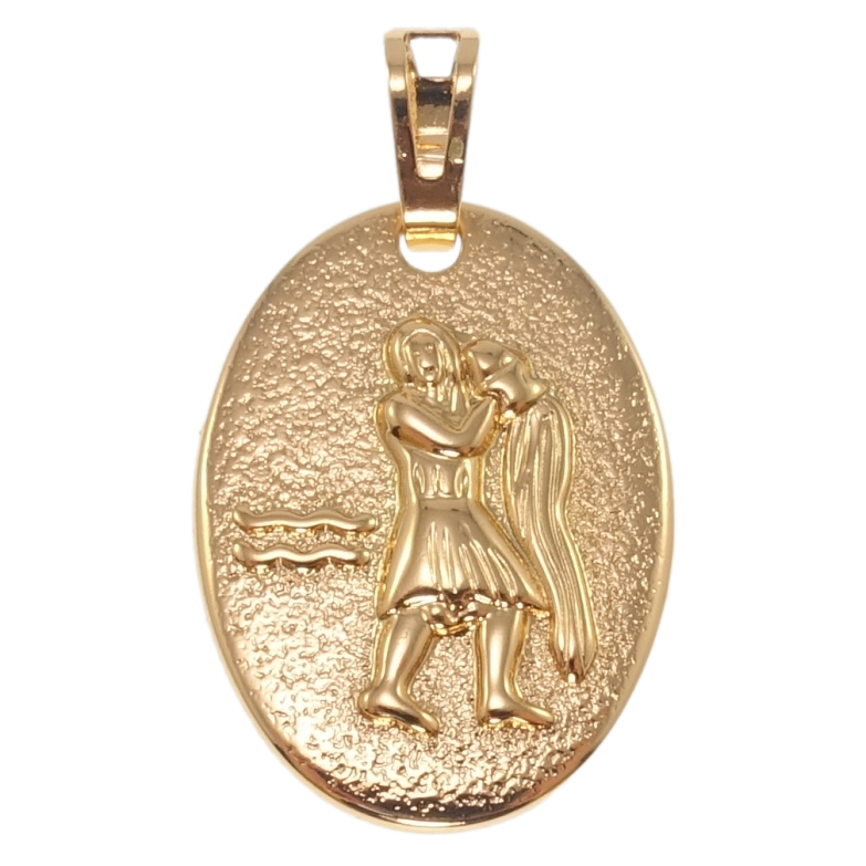 Кулон Xuping Позолота 18K Знак Зодіаку Водолій для ланцюжка до 6мм фото №1