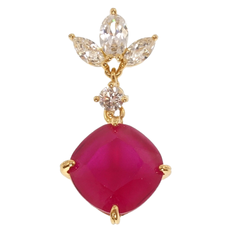 Кулон Xuping Позолота 18K Изящный блеск фианитов для цепочки до 3мм фото №1 Кулон Xuping Позолота 18K Изящный блеск фианитов для цепочки до 3мм фото №1