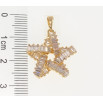 Кулон Xuping Позолота 18K Кристальна зірка для ланцюжка до 5мм фото №2