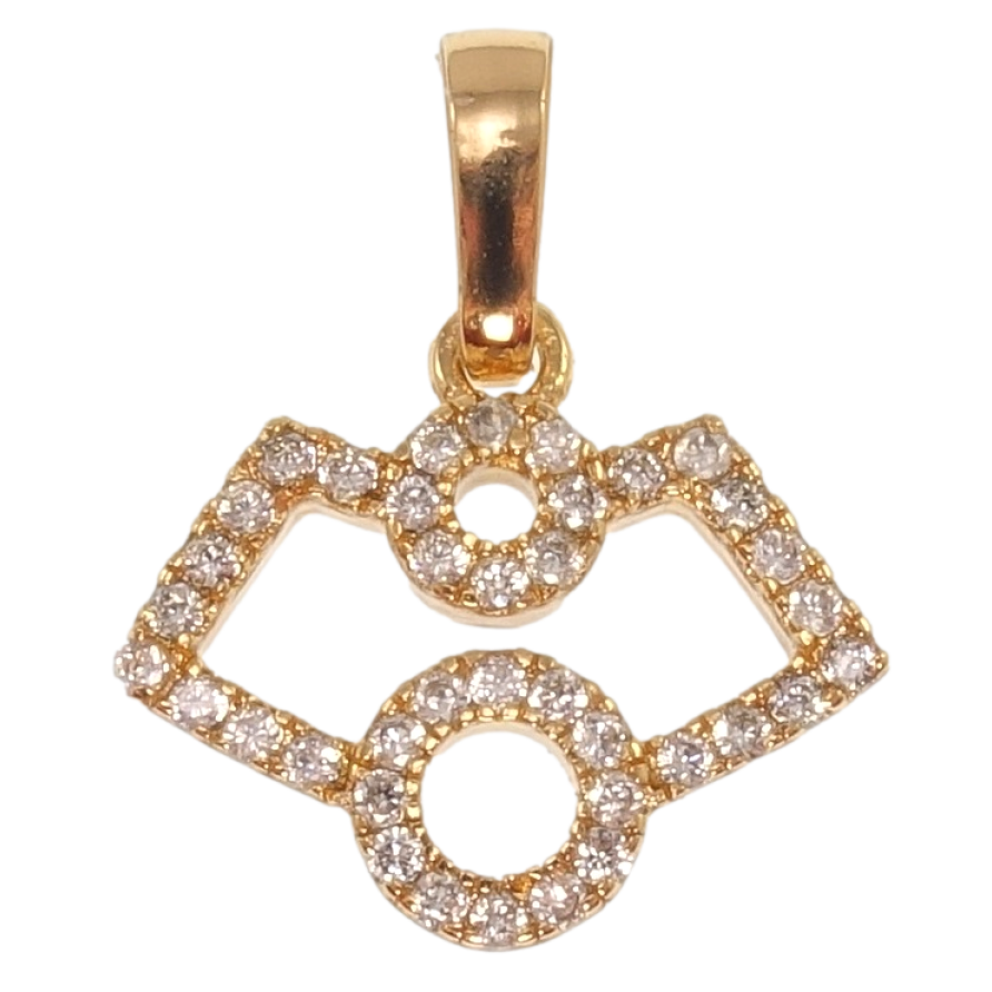 Кулон Xuping Позолота 18K Инкрустация цирконием для цепочки до 5мм фото №1 Кулон Xuping Позолота 18K Инкрустация цирконием для цепочки до 5мм фото №1