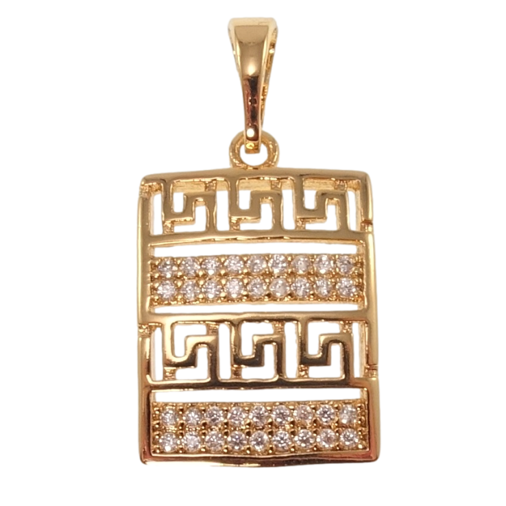 Кулон Xuping Позолота 18K Інкрустація цирконієм для ланцюжка до 5мм фото №14 Кулон Xuping Позолота 18K Інкрустація цирконієм для ланцюжка до 5мм фото №14