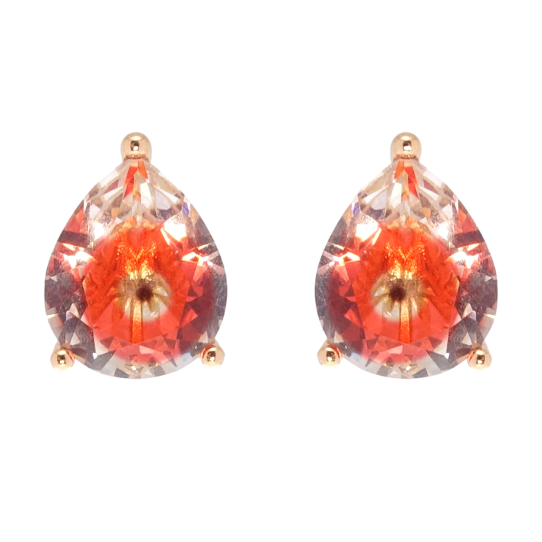 Серьги Xuping Позолота 18K пусеты Фианиты фото №1 Серьги Xuping Позолота 18K пусеты Фианиты фото №1