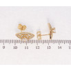 Серьги Xuping Позолота 18K пусеты Инкрустация цирконием фото №2 Серьги Xuping Позолота 18K пусеты Инкрустация цирконием фото №2
