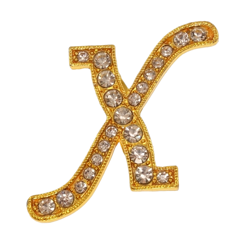 Брошь Буква Х фото №1