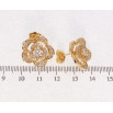 Сережки Xuping Позолота 18K пусети Квіточки фото №2 Сережки Xuping Позолота 18K пусети Квіточки фото №2