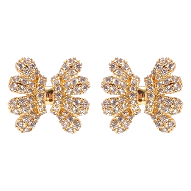 Сережки Xuping Позолота 18K пусети Інкрустація цирконієм фото №1