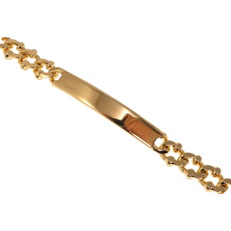 Браслет Xuping Позолота 18K Плетение Фантазийное с вставкой длина 20см х 10мм фото №6