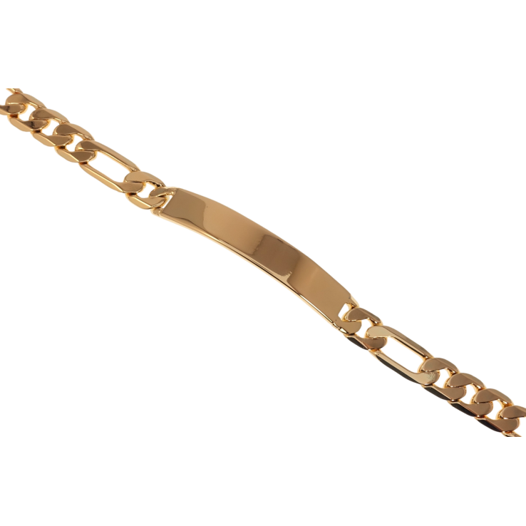 Браслет Xuping Позолота 18K Плетение Фигаро с вставкой длина 19см х 8мм фото №8 Браслет Xuping Позолота 18K Плетение Фигаро с вставкой длина 19см х 8мм фото №8