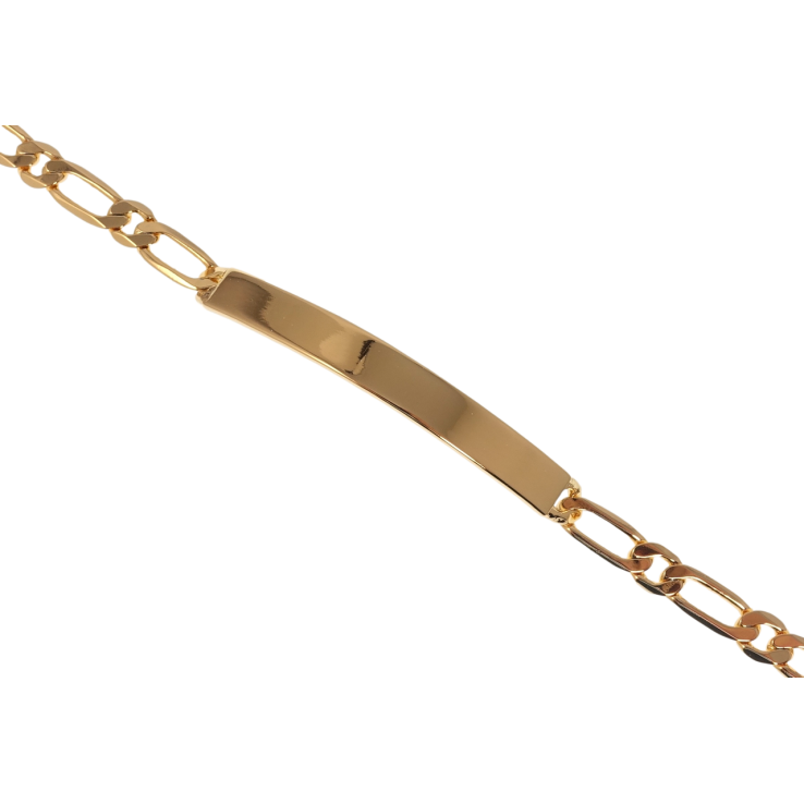 Браслет Xuping Позолота 18K Плетение Фигаро с вставкой длина 19см х 5мм фото №9 Браслет Xuping Позолота 18K Плетение Фигаро с вставкой длина 19см х 5мм фото №9