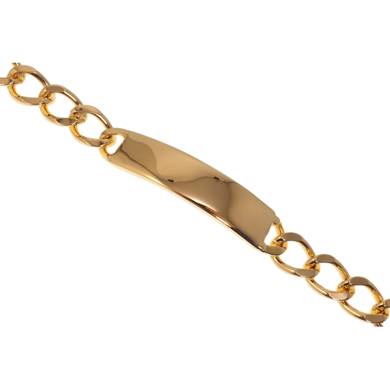 Браслет Xuping Позолота 18K Панцирне плетіння із вставкою довжина 20см х 10мм фото №1